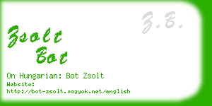 zsolt bot business card